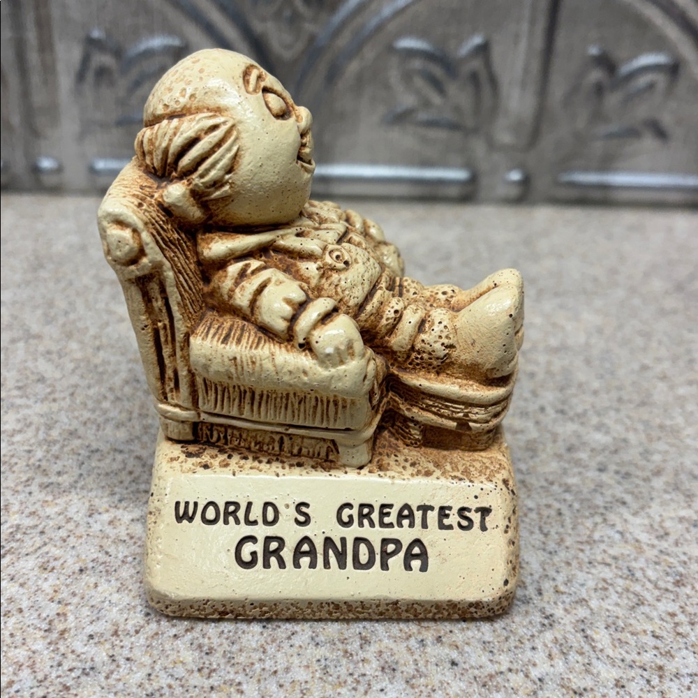 Vintage 1970 Paula “World’s Greatest Grandpa” Figurine